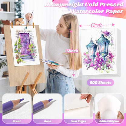 9×12 Inch Watercolor Paper – A Perfect Canvas for Every Creative Idea