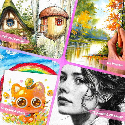 9×12 Inch Watercolor Paper – A Perfect Canvas for Every Creative Idea
